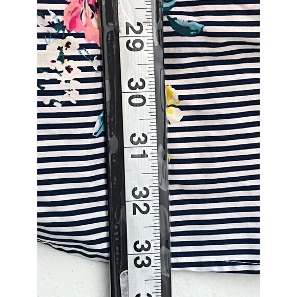 Trixxi Red Floral Fit & Flare Mini Sundress M Boho Stripe Hem Summer Casual - Picture 5 of 14